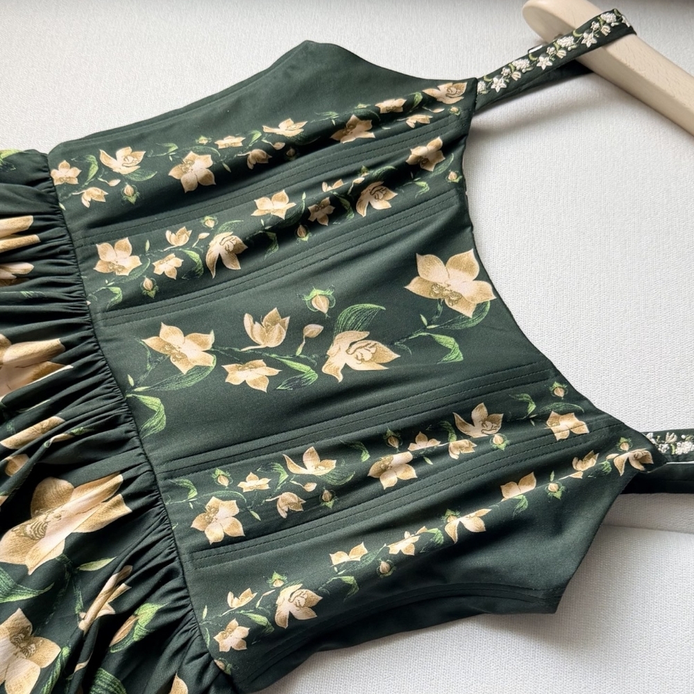AGUA BY AGUA BENDITA Granadilla tiered floral-print mini dress - Picture 7 of 12